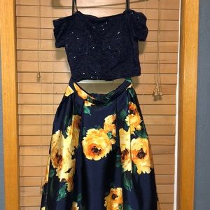 Prom Dress two piece only worn twice